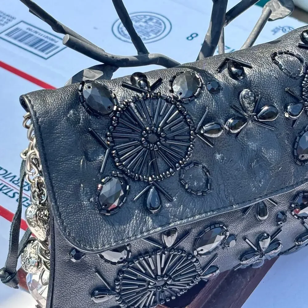 Vintage Black Clutch Purse